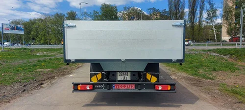 Алюмінієва бортова платформа - д/ш/в: 6400/2550/800мм на базі IVECO EuroCargo