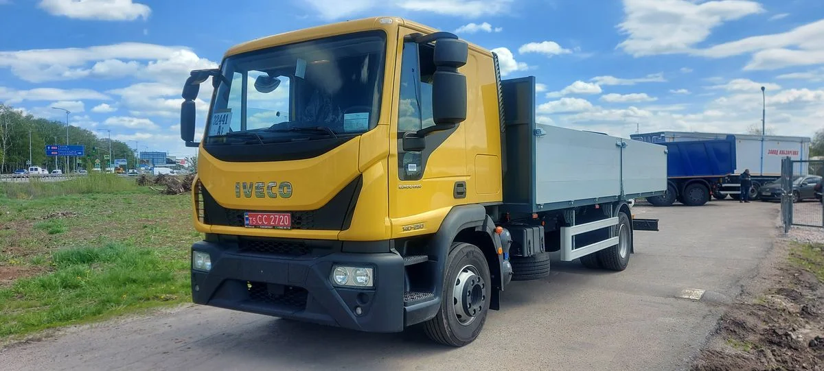 Алюмінієва бортова платформа - д/ш/в: 6400/2550/800мм на базі IVECO EuroCargo