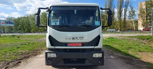 Алюмінієва бортова платформа - д/ш/в: 6400/2550/800мм на базі IVECO EuroCargo
