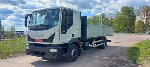 Алюмінієва бортова платформа - д/ш/в: 6400/2550/800мм на базі IVECO EuroCargo