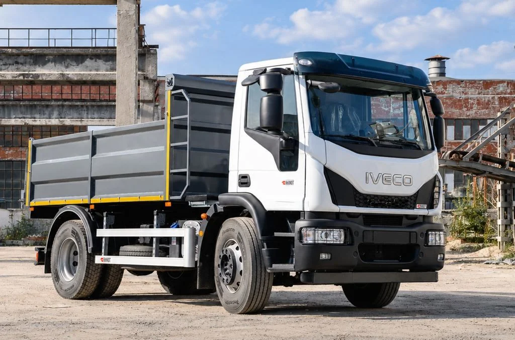 Самоскид DNIPRO від RHINOT на шасі IVECO Eurocargo: 9,6 м³ для будівництва та благоустрою